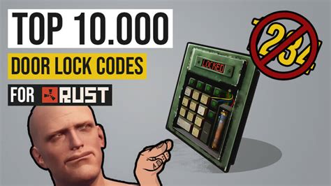 Every single one of the. . All 10000 rust codes